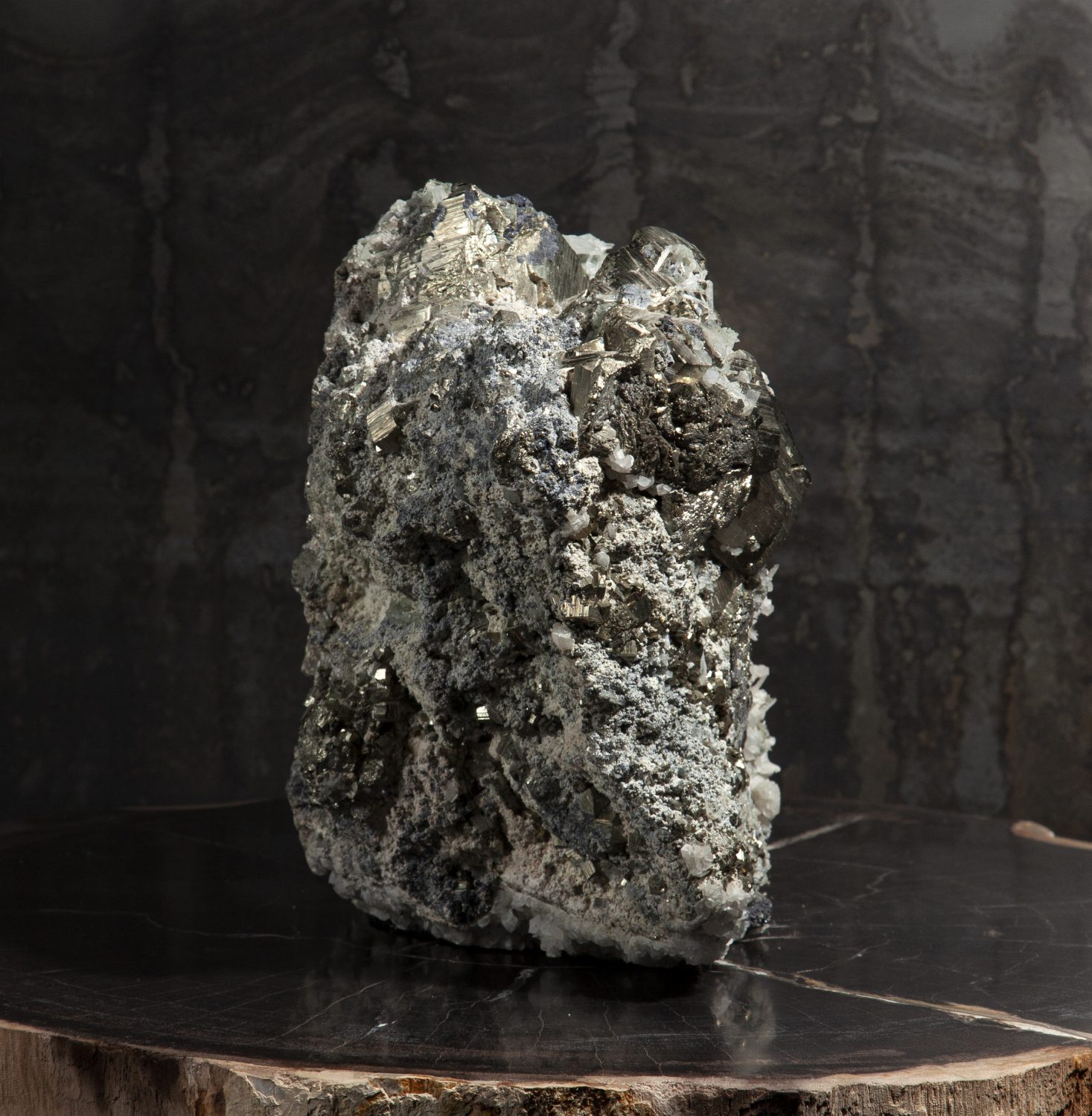 Pyrite & Quartz Cluster | Dale Rogers Ammonite